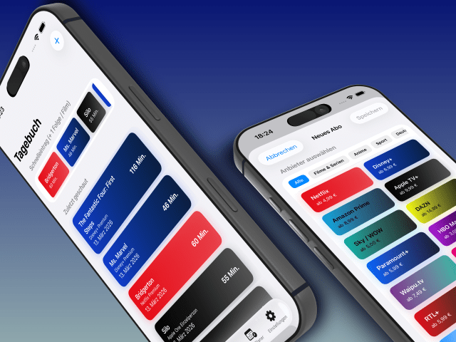 StreamWert App – Streaming-Tagebuch mit farbcodierter Timeline